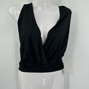 Womens Vintage Y2K Babydoll Halter Top Size S Clubwear Backless Dark Coquette